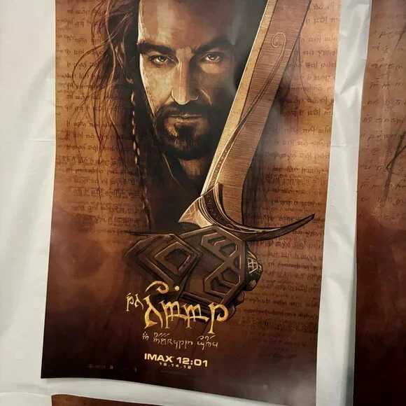 The Hobbit IMAX Movie Poster Set (4) – Original Theatrical Character Art